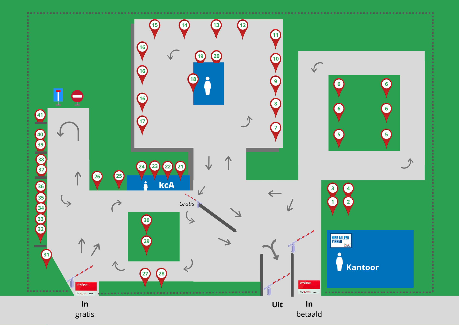 Plattegrond Milieustraat