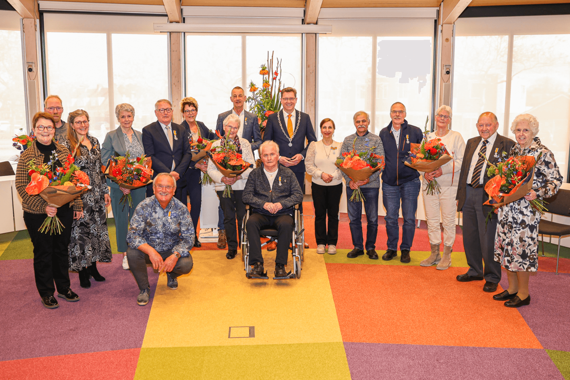 Acht inwoners Noordoostpolder met en koninklijke onderscheiding.